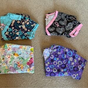 Women’s colorful scrub top set